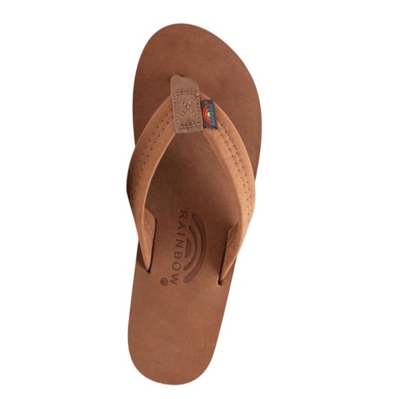 Rainbow Sandals Womens Leather Flip Flops Thong Sandals Casual Comfort - Picture 1 of 5